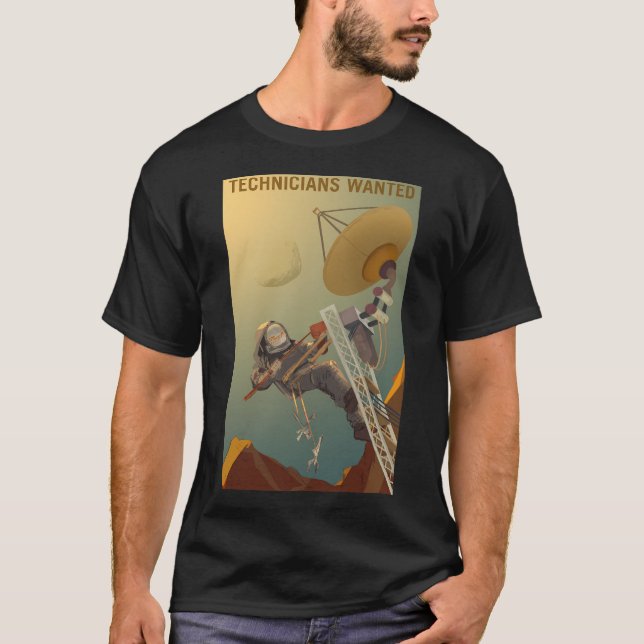 Techniker Wollte Terraform-Mars T-Shirt (Vorderseite)