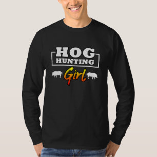 Technikerin für Wildschwein Entfernung Wildschwein T-Shirt