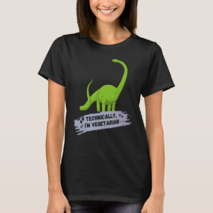Technisch bin ich Vegetarier niedlichen veganen Di T-Shirt