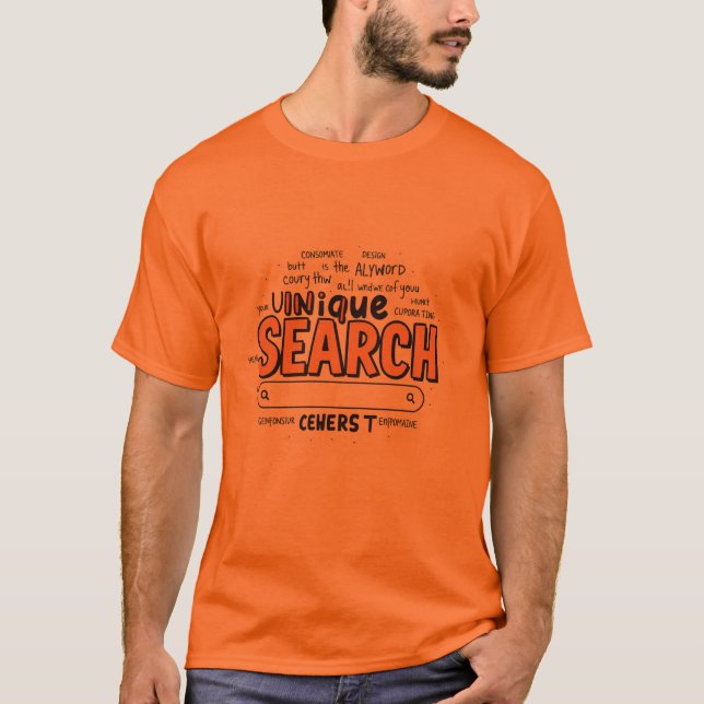 Technisch inspiriert Grafikabschlag T-Shirt (Vorderseite)
