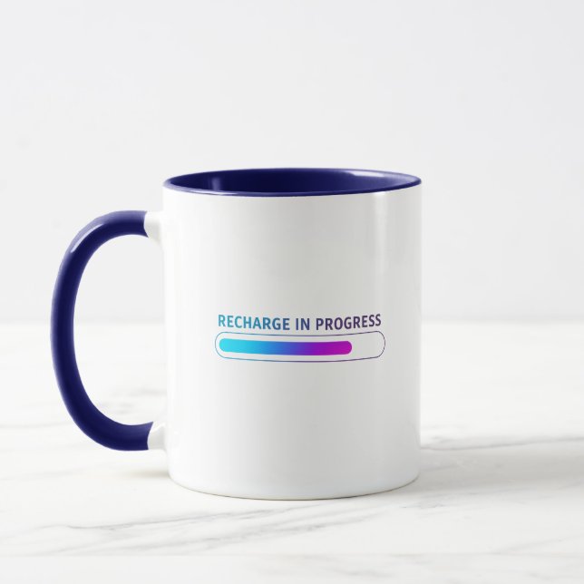 Technisch Inspirierte ästhetische Motivation Boost Tasse (Links)