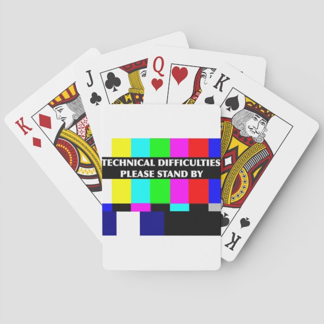 Technische Schwierigkeiten Spielkarten (Rückseite)