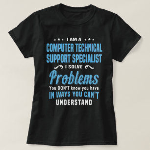 Technische Unterstützung für Computer T-Shirt