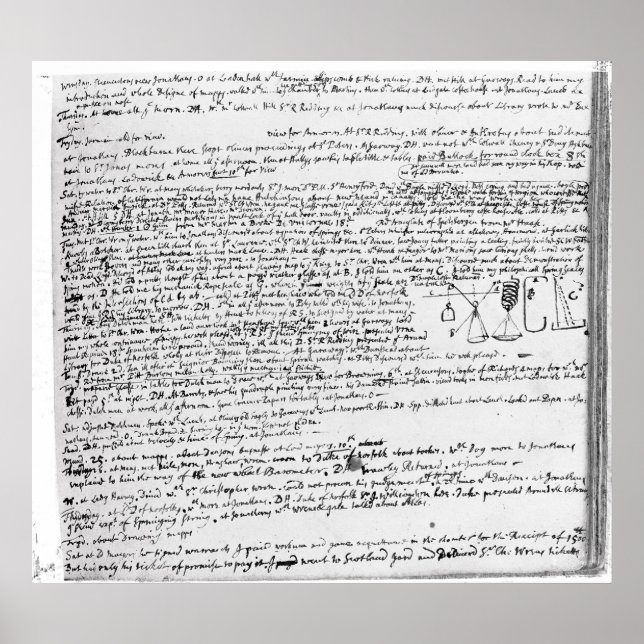 Technische Zeichnungen Poster (Vorne)