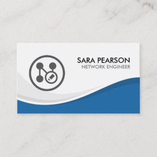 Technischer Computer des Netzwerkingenieurs Visitenkarte