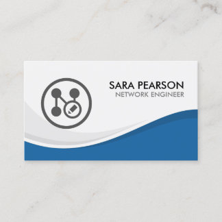 Technischer Computer des Netzwerkingenieurs Visitenkarte