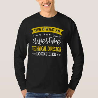Technischer Direktor Stellenbezeichnung Mitarbeite T-Shirt