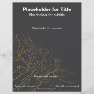 Technischer Flyer "Digitales Zeitalter"