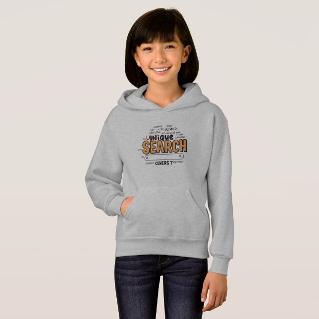 Technischer Grafiktee Hoodie (Vorne ganz)