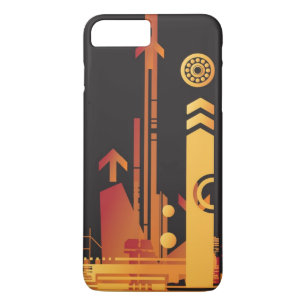 Technischer Halbtonhintergrund 2 Case-Mate iPhone Hülle