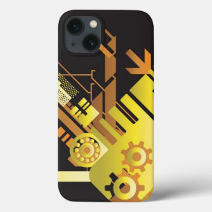 Technischer Halbtonhintergrund 5 Case-Mate iPhone Hülle