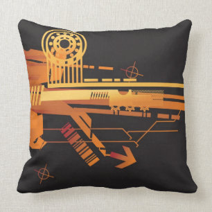 Technischer Halbtonhintergrund 6 Kissen