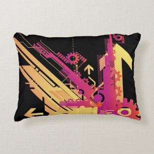 Technischer Halbtonhintergrund 7 Dekokissen