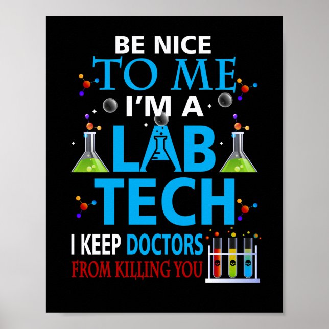 Technischer Labrador Poster (Vorne)