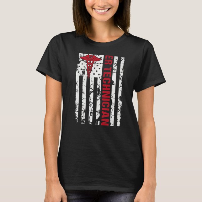 Technischer Notfalltechniker ER Tech Technologist  T-Shirt (Vorderseite)