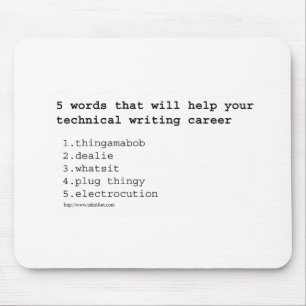 Technischer Redakteur Mousepad