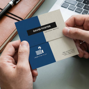 Technischer Schriftsteller - Einfach elegant Stilv Visitenkarte