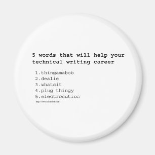 Technischer Schriftsteller Magnet