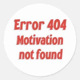 Technischer Spaß Runder Aufkleber