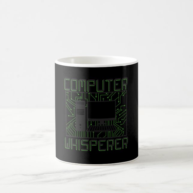 Technischer Support Computer-Whisperer Kaffeetasse (Mittel)