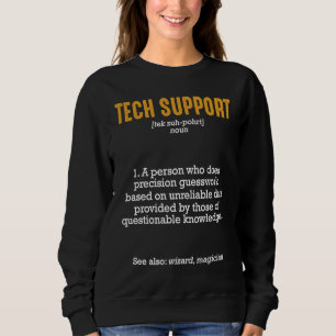 Technischer Support Definition IT-Tech-Assistent J Sweatshirt