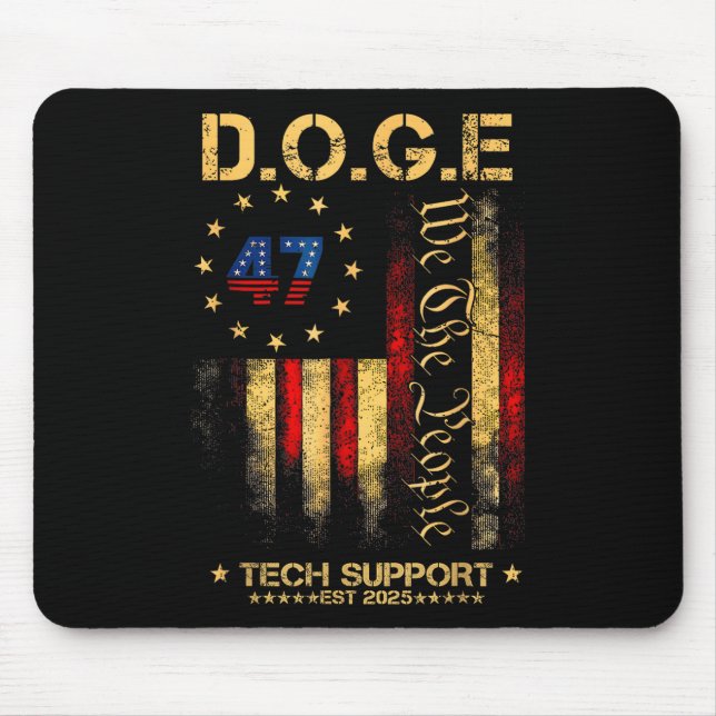 Technischer Support Elon Doge Mousepad (Vorne)