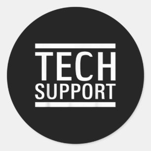 Technischer Support Elon Doge Runder Aufkleber