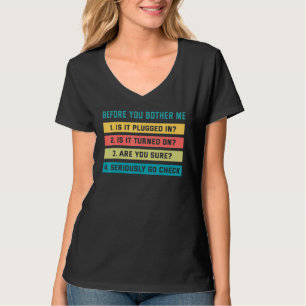 Technischer Support für Informationstechnologie T-Shirt