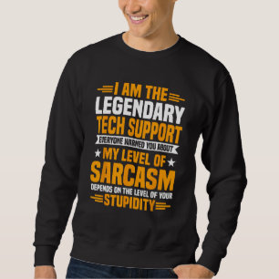 Technischer Support - Help Desk IT Call Center Lev Sweatshirt