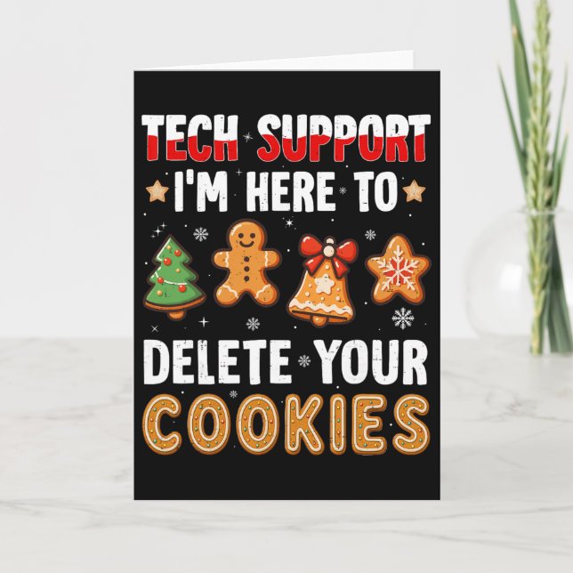 Technischer Support hier, um Cookies für Männer Fr Karte (Vorderseite)