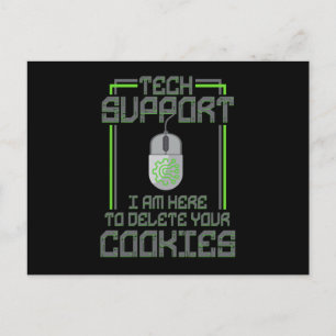 Technischer Support Ich bin hier, um Sie zu lösche Postkarte