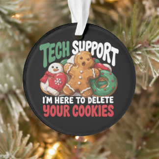 Technischer Support, ich bin hier, um Weihnachtske Ornament