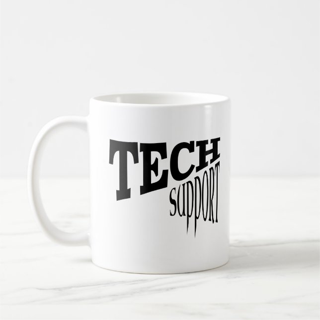 Technischer Support IT Typ Computersoftware-Entwic Kaffeetasse (Links)