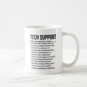 Technischer Support Kaffeetasse