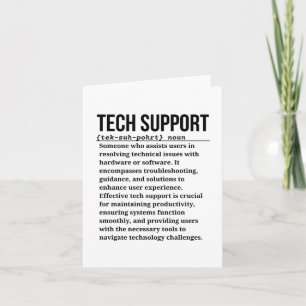 Technischer Support Karte