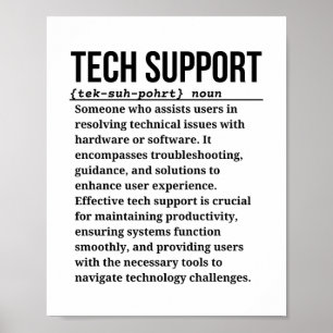 Technischer Support Poster