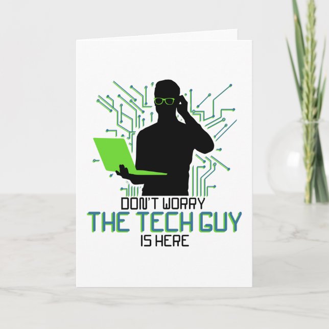Technischer Support Sorgen Sie sich nicht um den t Karte (Vorderseite)