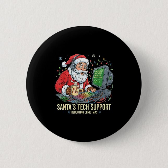 Technischer Support startet Computer von Santa neu Button (Vorderseite)