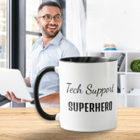 Technischer Support Superhero Computer Spaß Mit Mo