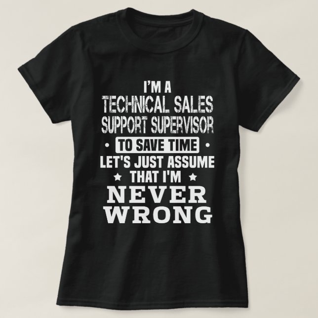 Technischer Support T-Shirt (Design vorne)