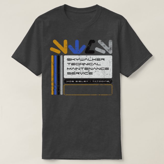 Technischer Wartungsdienst für Skywalker T-Shirt (Design vorne)
