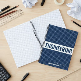 Technisches Millimeterpapier Design | Benutzerdefi Notizbuch