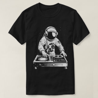 Techno Astronaut DJ Disco Electronic EDM Music T-Shirt