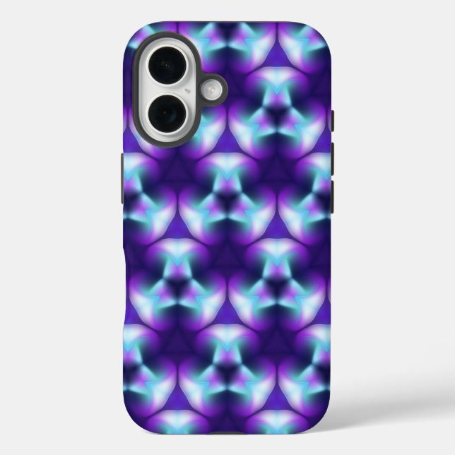 Techno Blue Case-Mate iPhone Hülle (Rückseite)