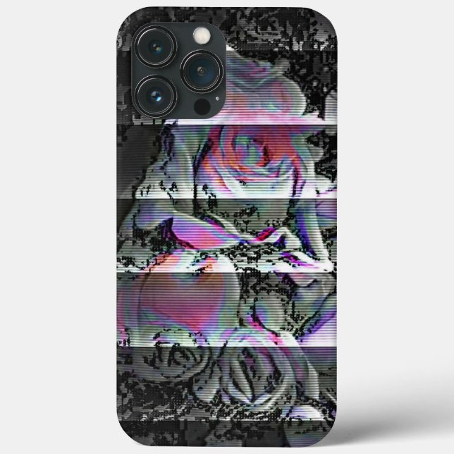 Techno-Blumenstrauß  Case-Mate iPhone Hülle (Rückseite)