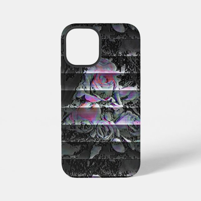 Techno-Blumenstrauß  iPhone Hülle (Rückseite)