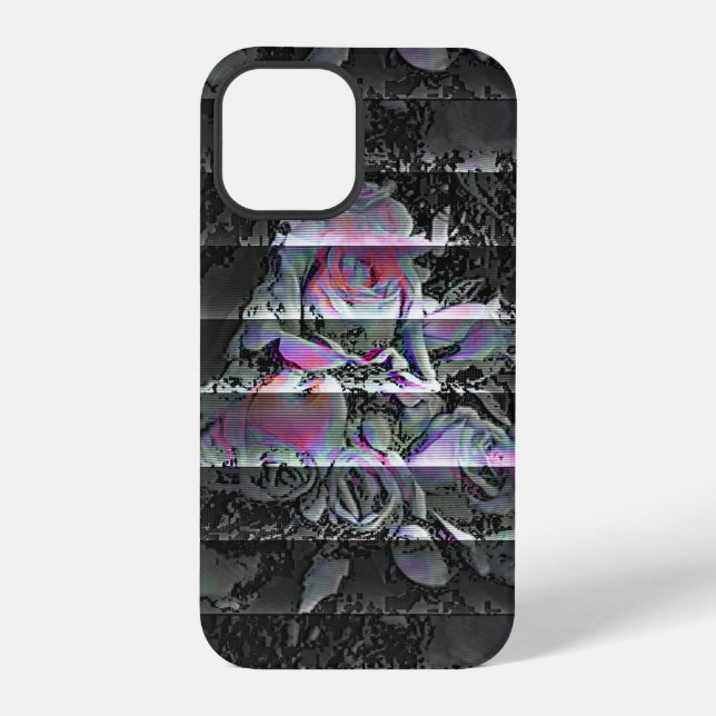 Techno-Blumenstrauß  iPhone Hülle (Rückseite)