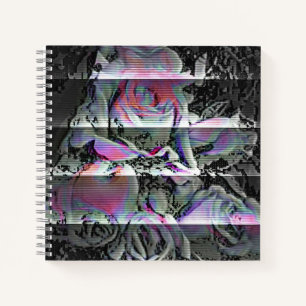 Techno-Blumenstrauß Notizbuch