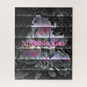Techno-Blumenstrauß Puzzle