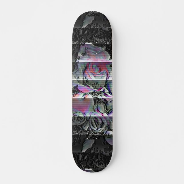 Techno-Blumenstrauß  Skateboard (Vorne)